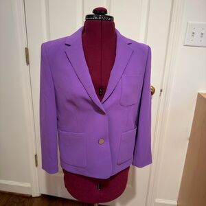 Theory Vibrant Purple Women's Blazer